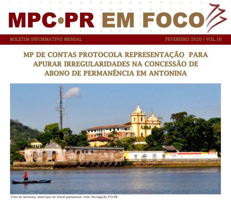 Boletim Informativo MPC-PR em Foco fevereiro/2020