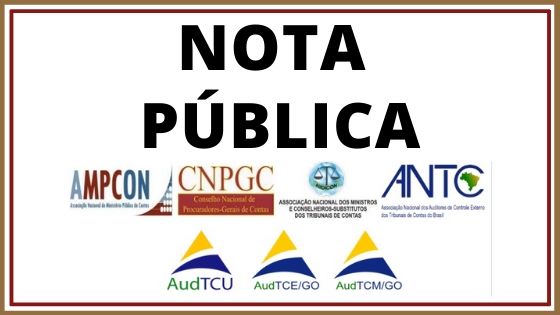 Read more about the article Nota Pública: Entidades do Controle Externo se manifestam sobre o afastamento do Procurador Fernando dos Santos Carneiro (MPC-GO)