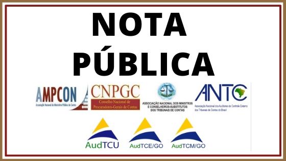 Leia mais sobre o artigo Nota Pública: Entidades do Controle Externo se manifestam sobre o afastamento do Procurador Fernando dos Santos Carneiro (MPC-GO)