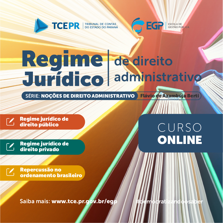 MP de Contas participa de curso online do TCE-PR sobre Noções de Direito Administrativo