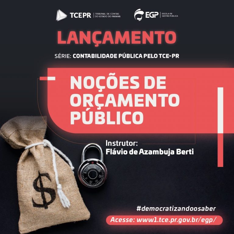 Read more about the article MP de Contas participa de curso online do TCE-PR sobre “Noções de Orçamento Público”