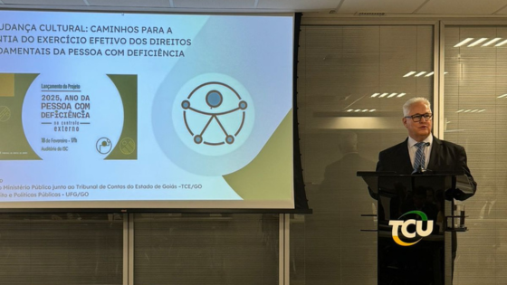 Leia mais sobre o artigo Agenda Institucional: MPC-PR participa do lançamento do projeto “Ano da Pessoa com Deficiência no Controle Externo Brasileiro” promovido pelo TCU