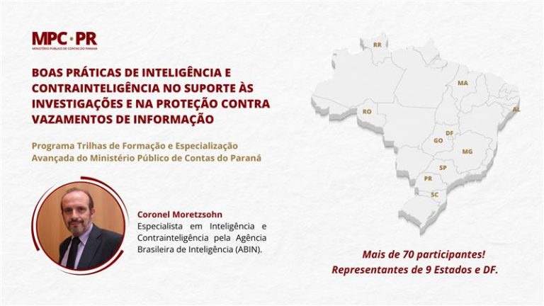 MPC-PR capacita servidores sobre técnicas de Inteligência e Contrainteligência