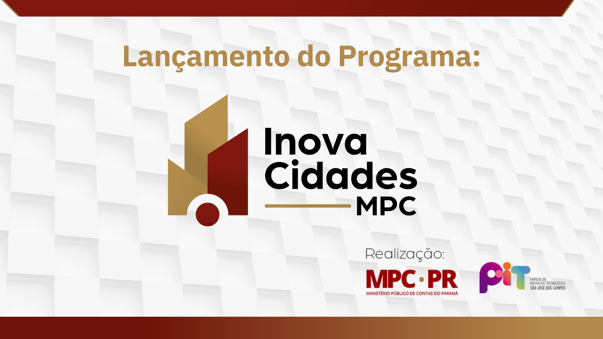 Leia mais sobre o artigo Encerram-se hoje as inscrições para o lançamento do Programa InovaCidades MPC