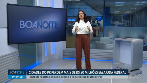 Em entrevista à RPC, MPC-PR destaca diagnóstico e orientações para fortalecer as Defesas Civis municipais