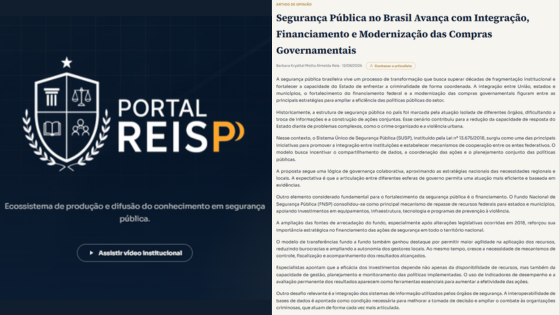 Diretora do MPC-PR publica artigo sobre desafios e avanços da segurança pública no Brasil
