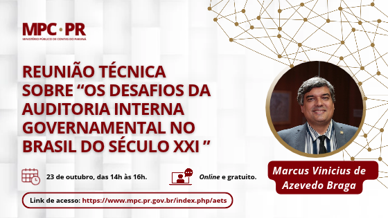 Auditoria interna e governança pública serão tema de capacitação promovida pelo MPC-PR